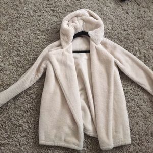 Faux fur coat from brandy!